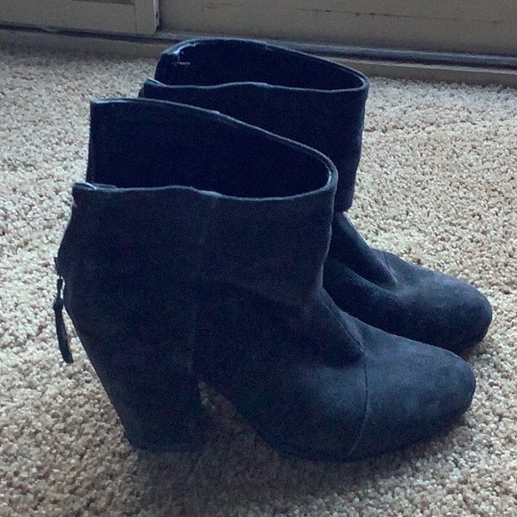 Rag and Bone grey suede Newbury boot side 9 - Picture 5 of 6